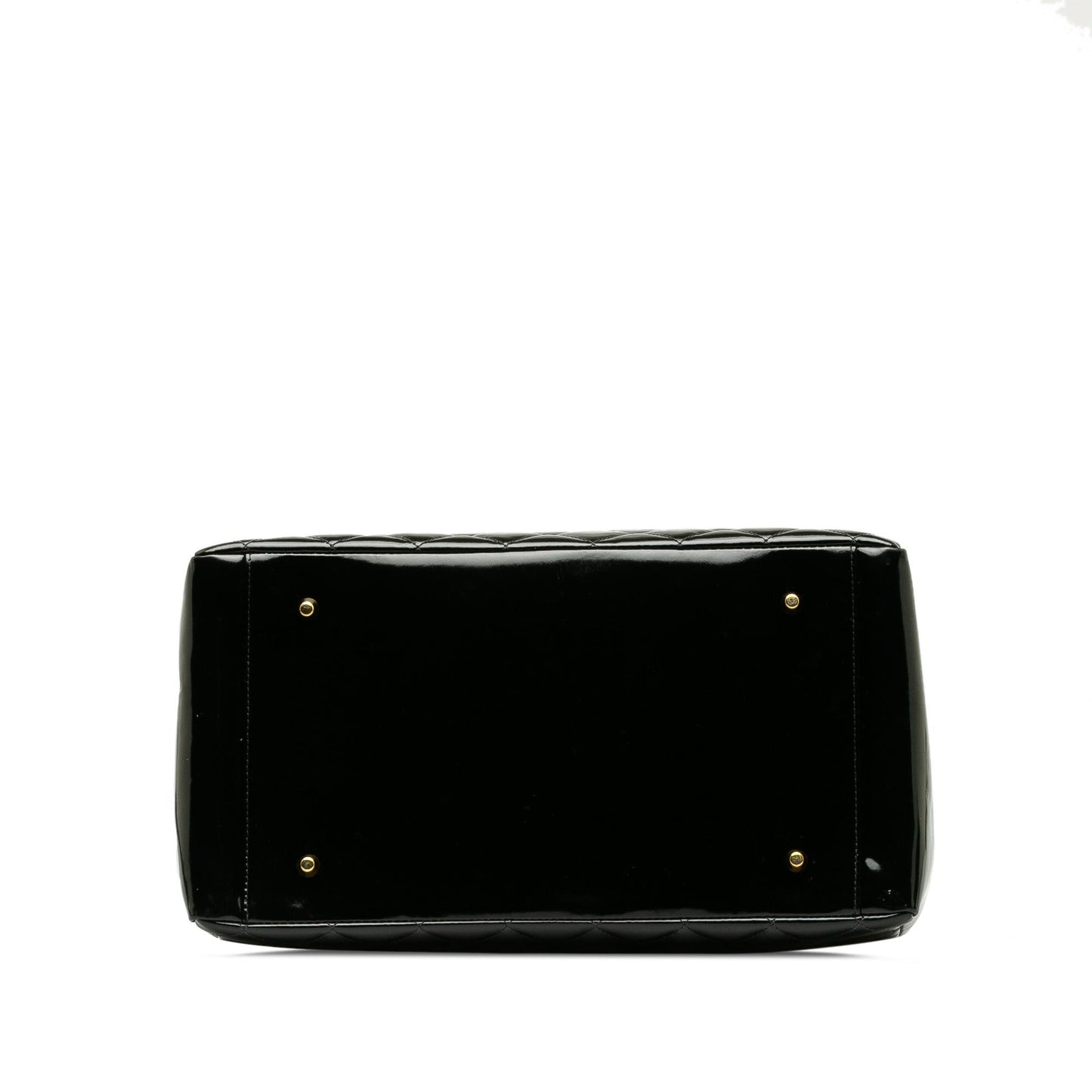 Luxury Chanel Patent Grand Shopping Tote (SHG-QBf2Cd)