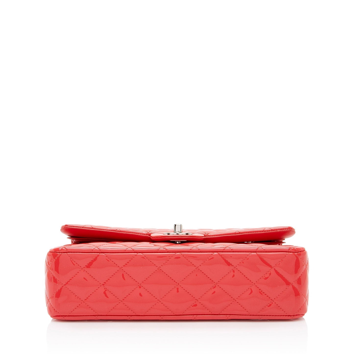 Luxury Chanel Patent Leather Classic Medium Double Flap Bag (SHF-96viXO)