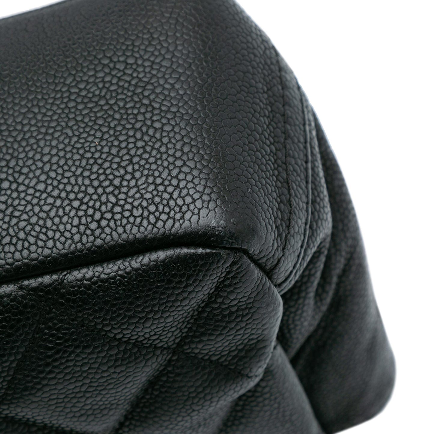 Chanel Quilted Iridescent Caviar Lady Pearly Flap
