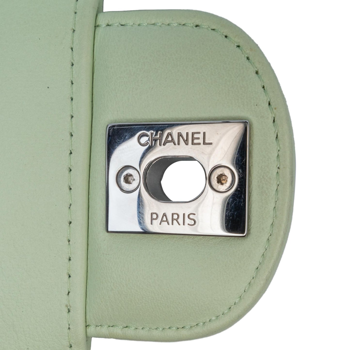 Chanel Small Classic Chevron Lambskin Double Flap