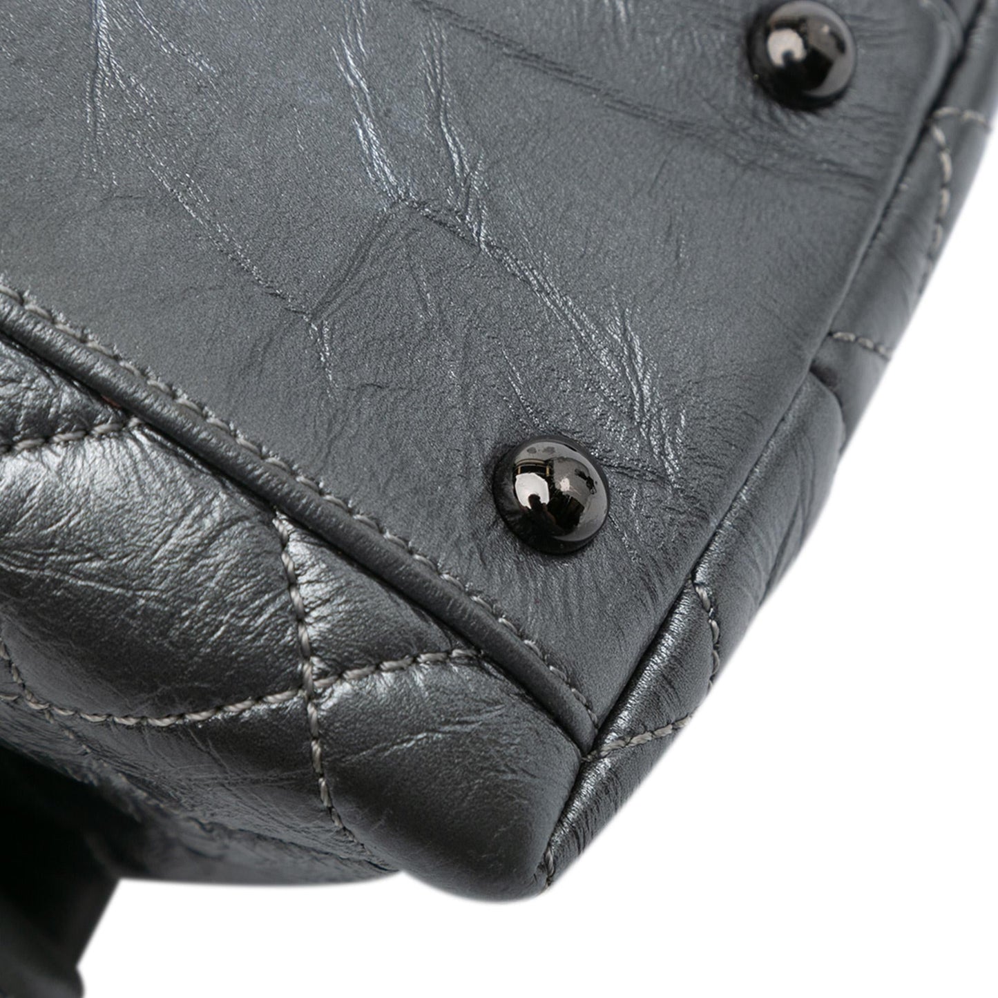 Chanel Small Quilted Aged Calfskin Coco Top Handle Bag