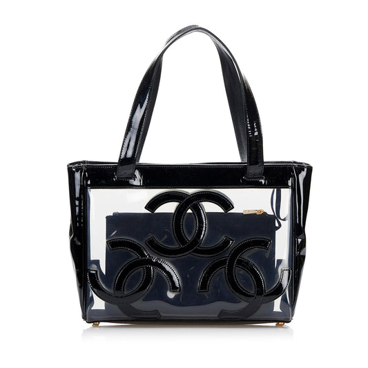 Luxury Chanel Triple CC Tote (SHG-JrbNBu)