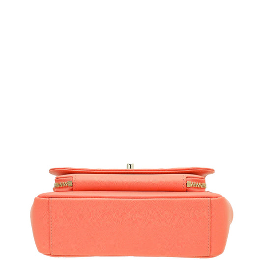 Chanel Coral Business Affinity Small Flap Bag
