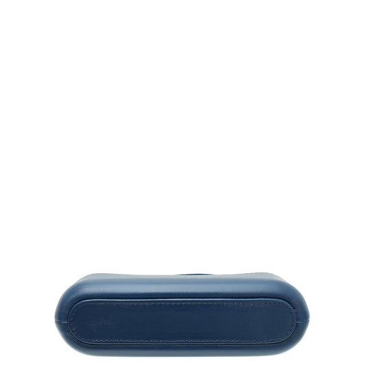 Chanel Blue Gabrielle Double Zip Chain Pouch
