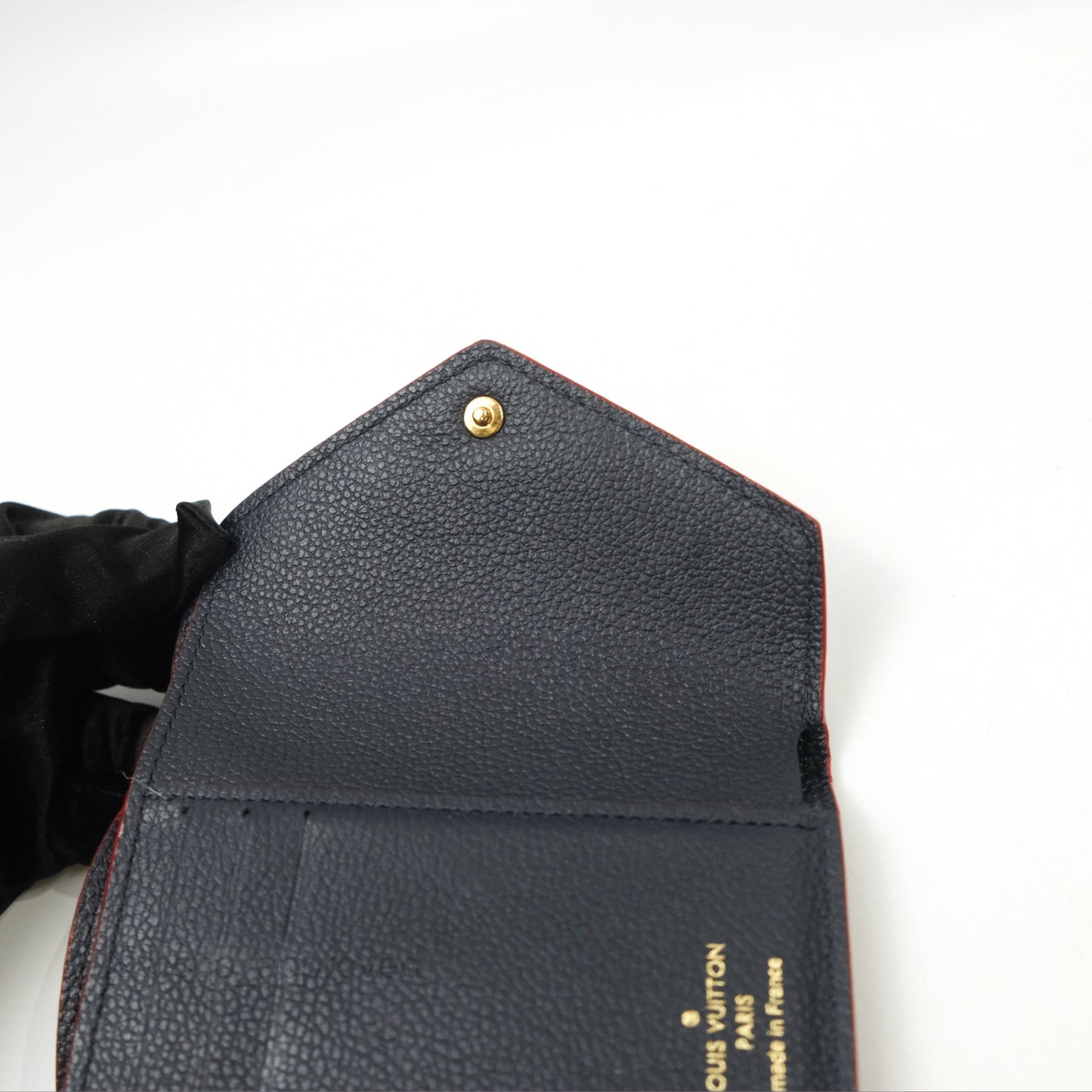 Louis Vuitton Victorine Wallet Marine Rouge Monogram Empreinte