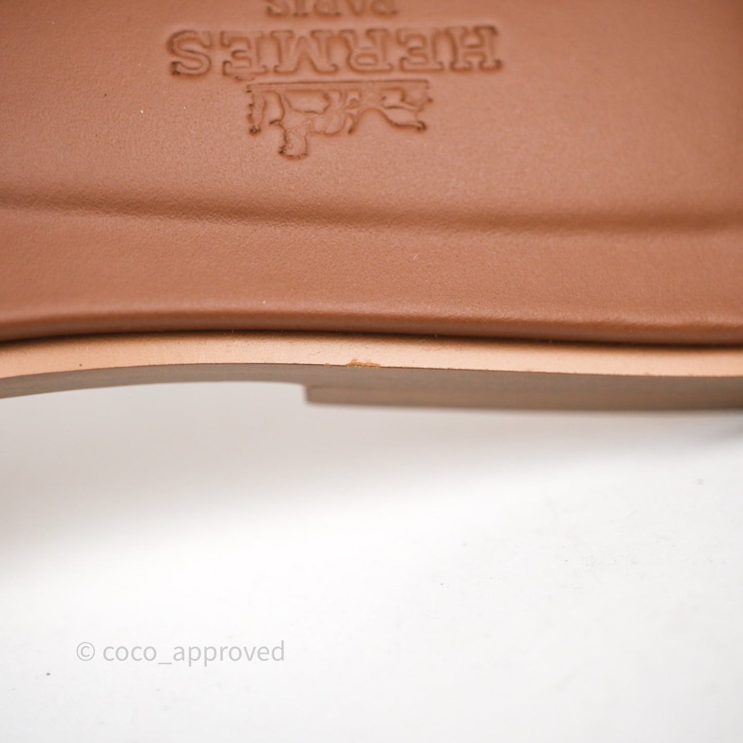 Hermès Oran Sandals Gold Size 36.5