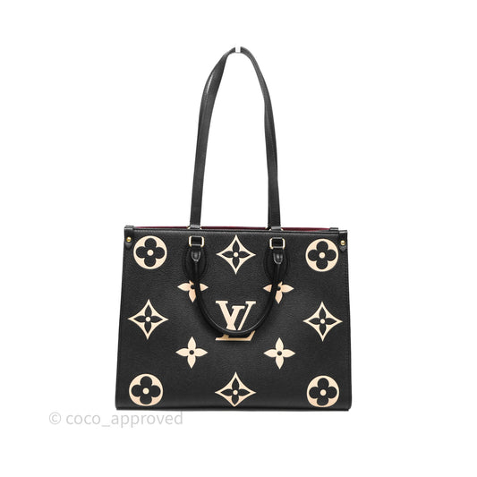 Louis Vuitton OnTheGo Tote Bicolor Monogram Empreinte Giant MM