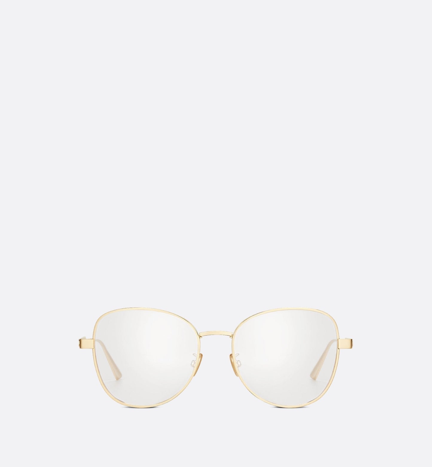 Luxury Diorcannage B1F Gold Finish Metal Butterfly Glasses With Blue Light Filter