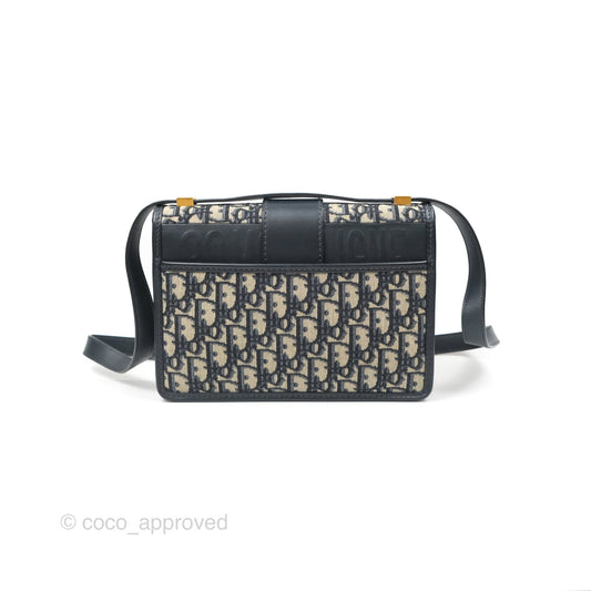 Dior 30 Montaigne Bag Navy Dior Oblique Jacquard