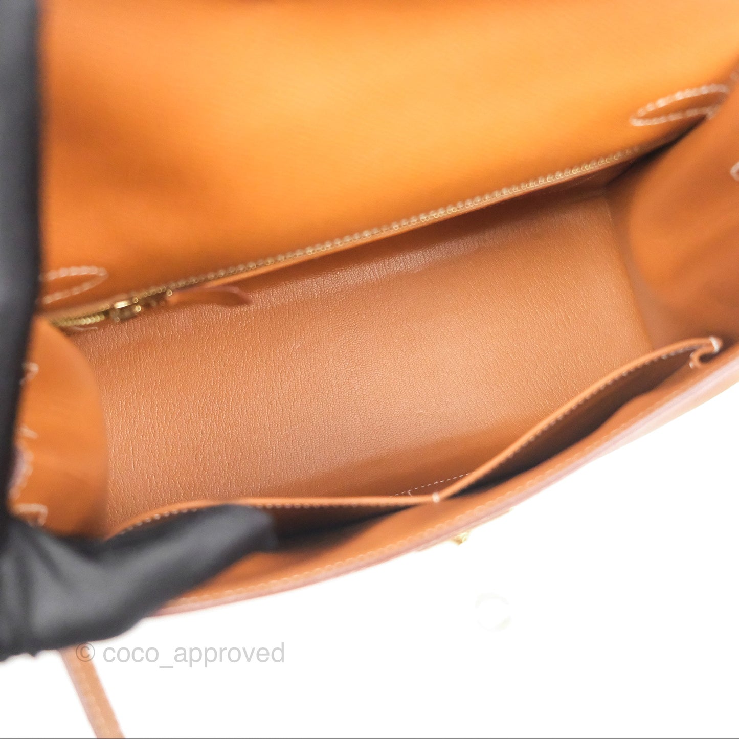 Hermès Kelly Sellier 28 Gold 37 Epsom Gold Hardware