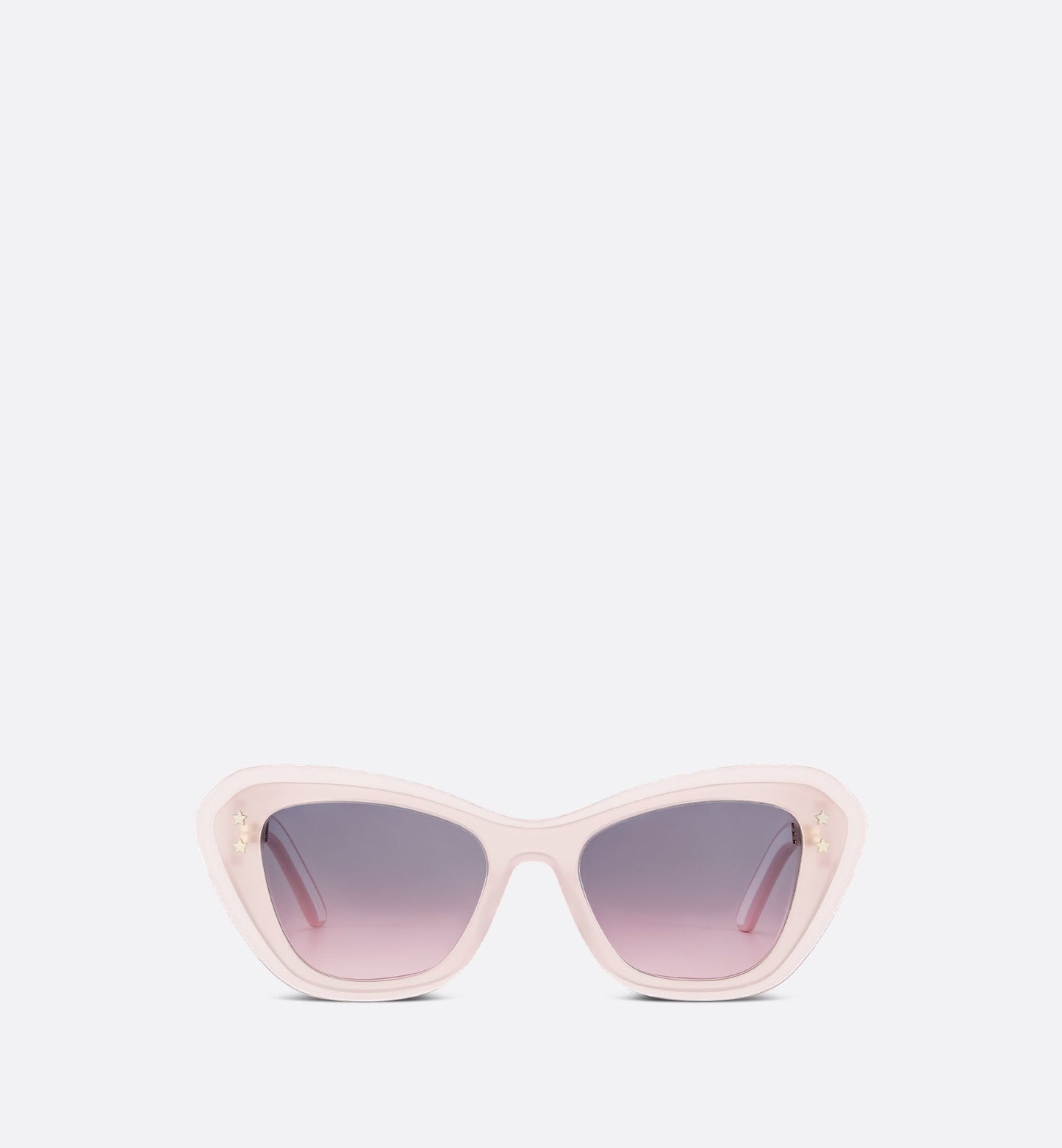 Luxury Diorpacific B3U Transparent Pink Butterfly Sunglasses