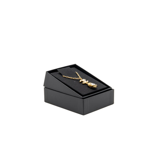 Chanel Pearl CC Pendant with Crystal Drop Necklace Gold Tone