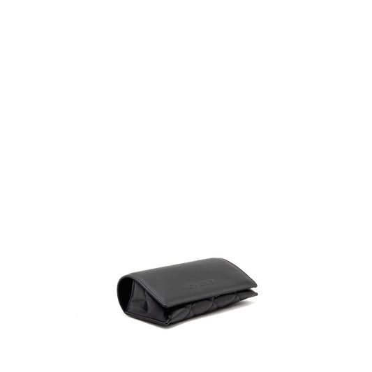 Chanel Letter Logo Square Glasses Black LGHW