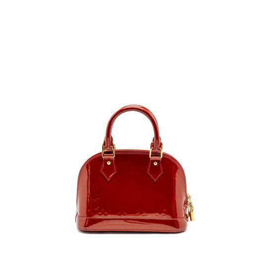 Louis Vuitton Alma BB Patent Leather Red GHW