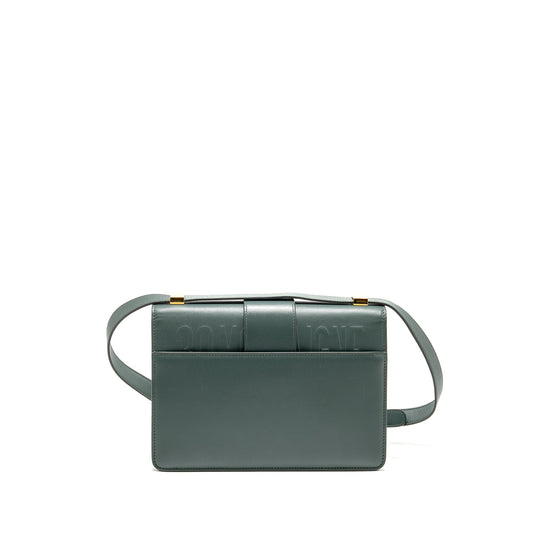 Dior 30 Montaigne Medium Flap Bag Calfskin Green GHW