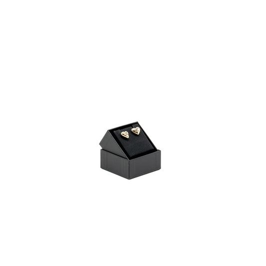Chanel 22C heart earrings light gold tone