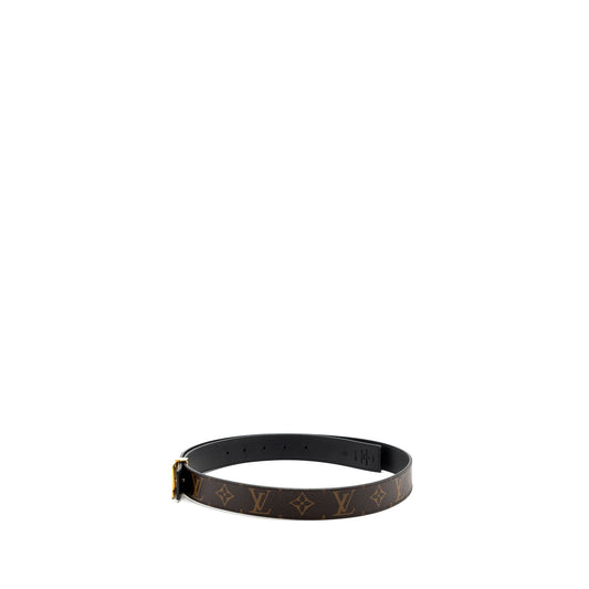 Louis Vuitton Size 95 LV Initials Reversible Belt Monogram Canvas GHW