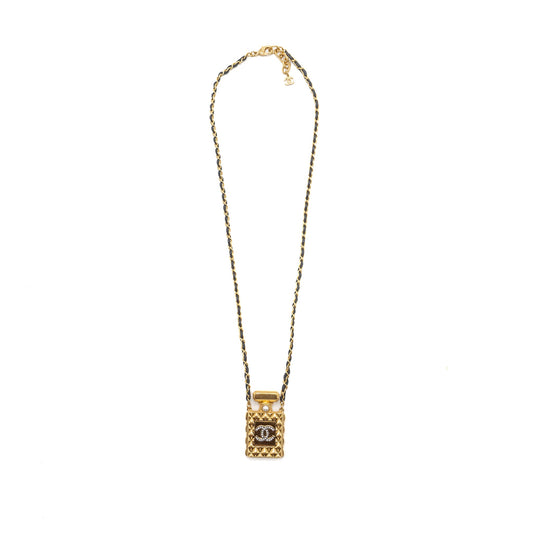 Chanel Large Model Perfume Bottle necklace GHW