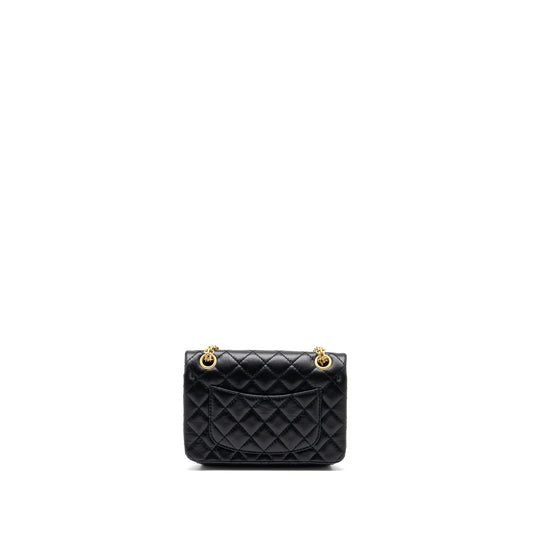 Chanel Mini 2.55 Reissue Flap Bag Aged Calfskin Black GHW (Microchip)