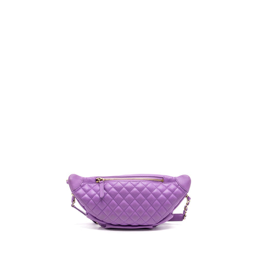 Chanel Belt bag Lambskin Purple LGHW