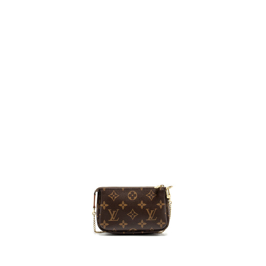 Louis Vuitton Mini Pochette Accessories Monogram CANVAS GHW