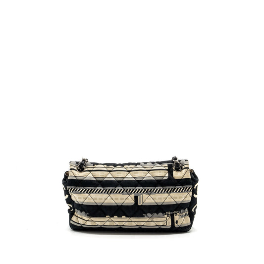 Chanel Central Station / Le Train Flap Bag Fabric Multicolour SHW