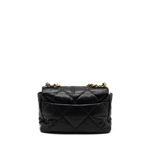 Chanel Medium 19 Bag Goatskin Black Multicolour Hardware