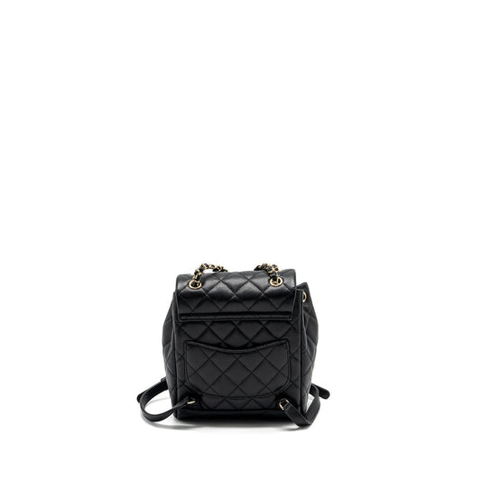 Chanel 23s mini Backpack Caviar Black LGHW (Microchip)