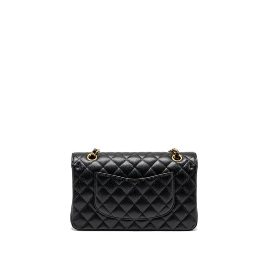Chanel Medium Classic Double Flap Bag Caviar Black GHW