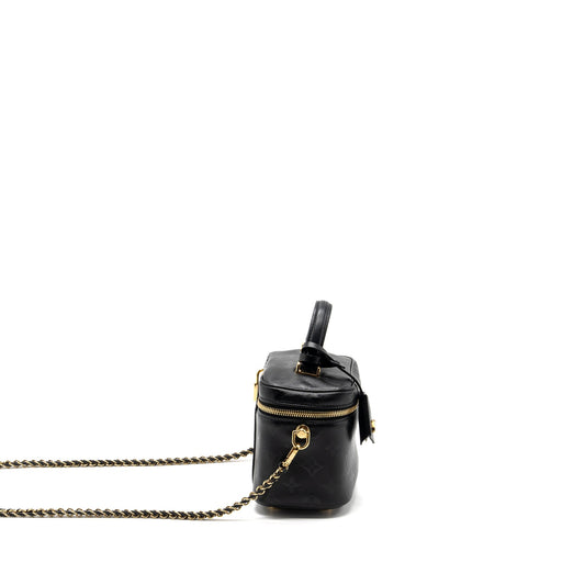 Louis Vuitton Vanity PM Monogram Lambskin Black GHW