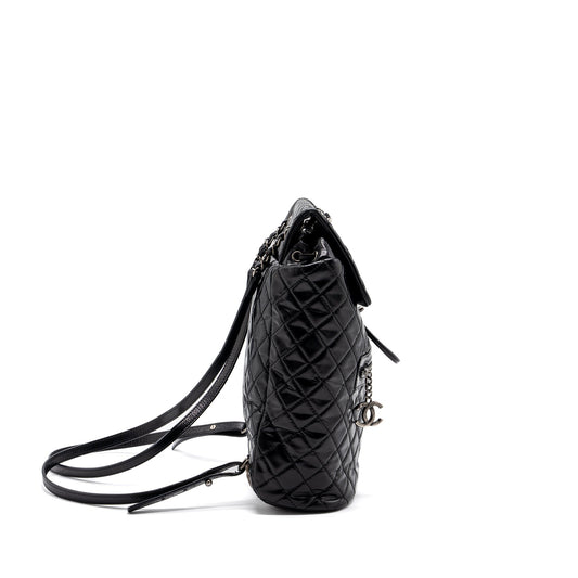 CHANEL Large QUILTED Mountain BACKPACK CALFSKIN BLACK SHW