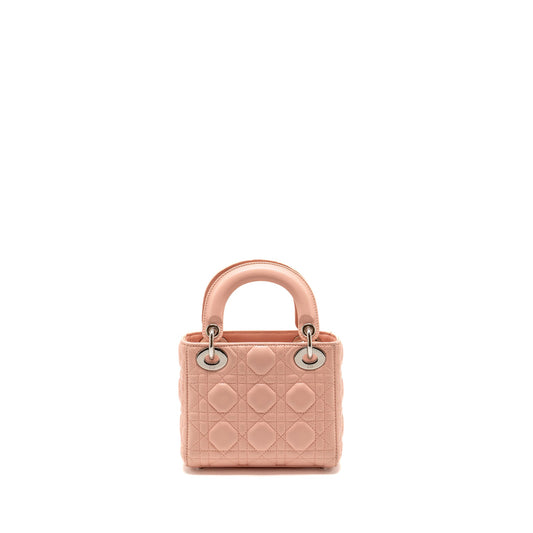 Dior Mini Lady Dior Lambskin Light Pink SHW