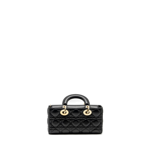 Dior lady D-Joy Small Bag Lambskin Black LGHW