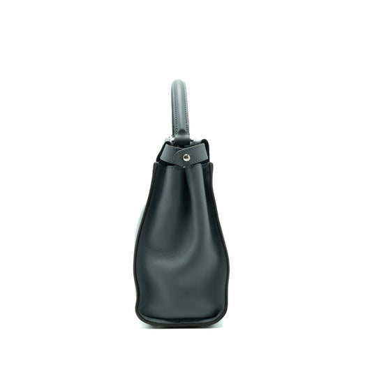 Fendi medium peekaboo leather light blue SHW