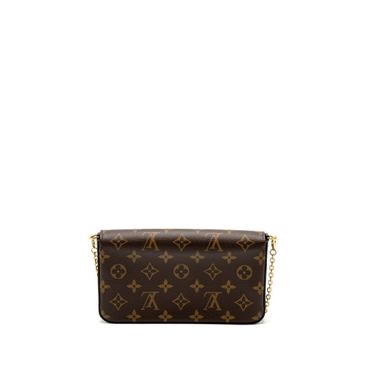 Louis Vuitton Felicie Pochette Monogram Canvas GHW