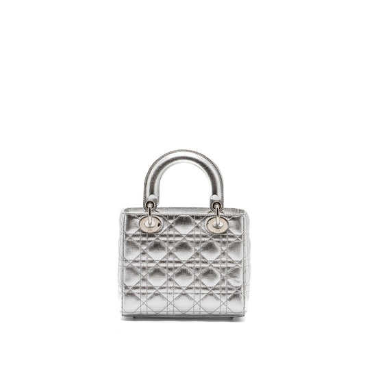 Dior My ABC Dior Small Lady Dior Bag Calfskin Silver SHW