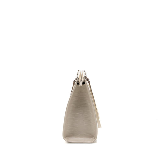 Louis Vuitton Madeleine GM tote bag epi white SHW