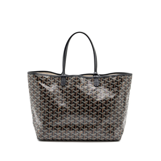 Goyard Saint Louis pm tote bag Goyardline canvas / leather black SHW