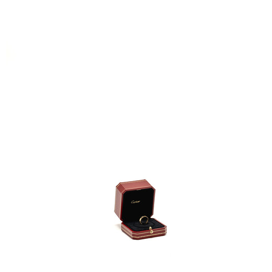 Cartier size 51 love wedding band 18k yellow gold