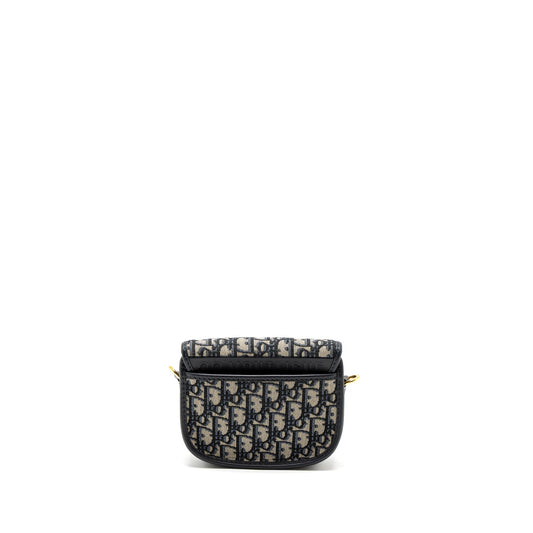 Dior Small Dior Bobby Bag Oblique Jacquard Blue/Multicolour GHW