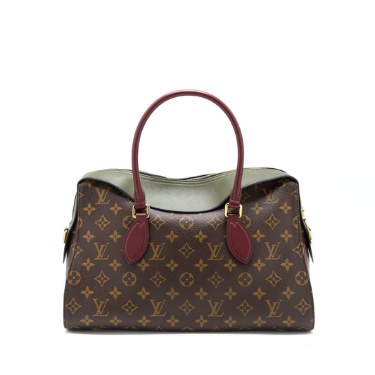 Louis Vuitton Tuileries Bag Monogram Canvas Green/Red GHW