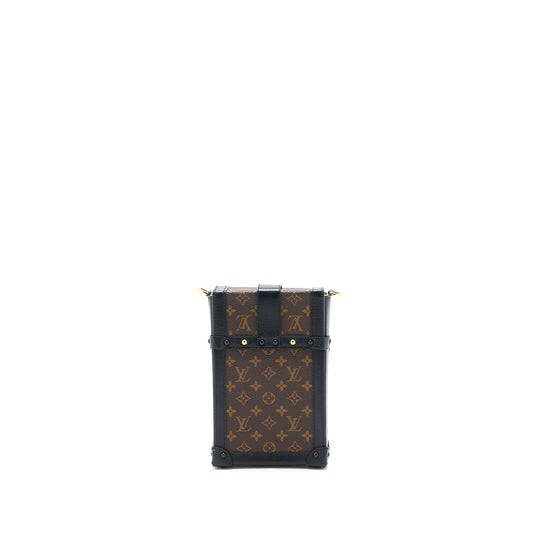 Louis Vuitton Vertical Trunk Pochette with Chain Monogram Canvas GHW