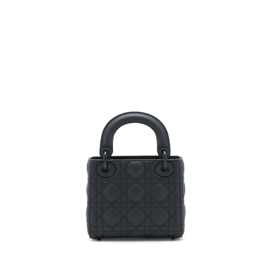 Dior mini Lady Dior Calfskin so black
