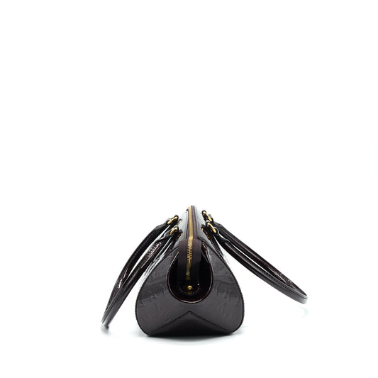 Louis Vuitton Bowling Tote Shoulder Bag Patent leather