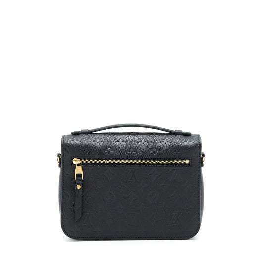 Louis Vuitton Pochette Métis Monogram Empreinte Black GHW