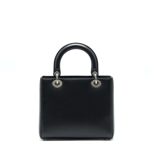 Dior Medium Lady Dior Limited Edition Lambskin Black/Multicolor SHW