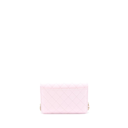 Chanel 2 in 1 Wallet on Chain Caviar Light Pink LGHW