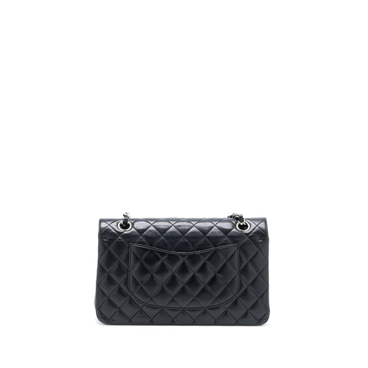 Chanel Medium Classic Double Flap Bag Lambskin Black SHW