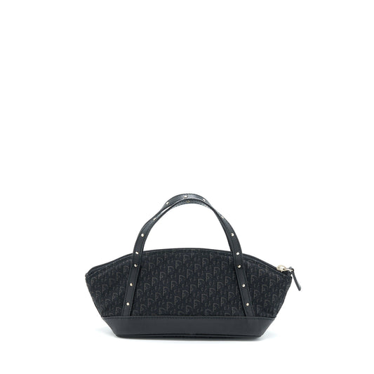 Dior Vintage Mini Bag Oblique Canvas Black SHW