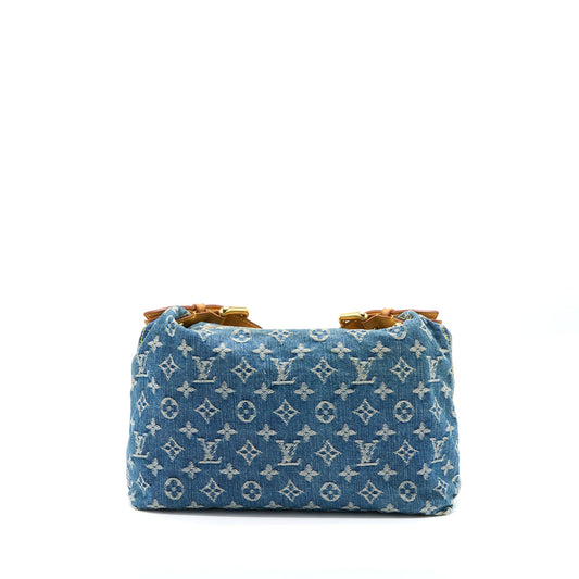 Louis Vuitton Vintage Baggy Bag Monogram Denim GHW